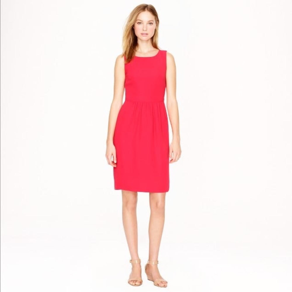 J Crew sleeveless pink Camille dress