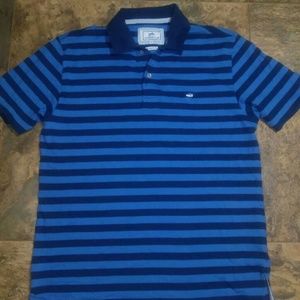 Mens Southern Tide Stripe Polo Med