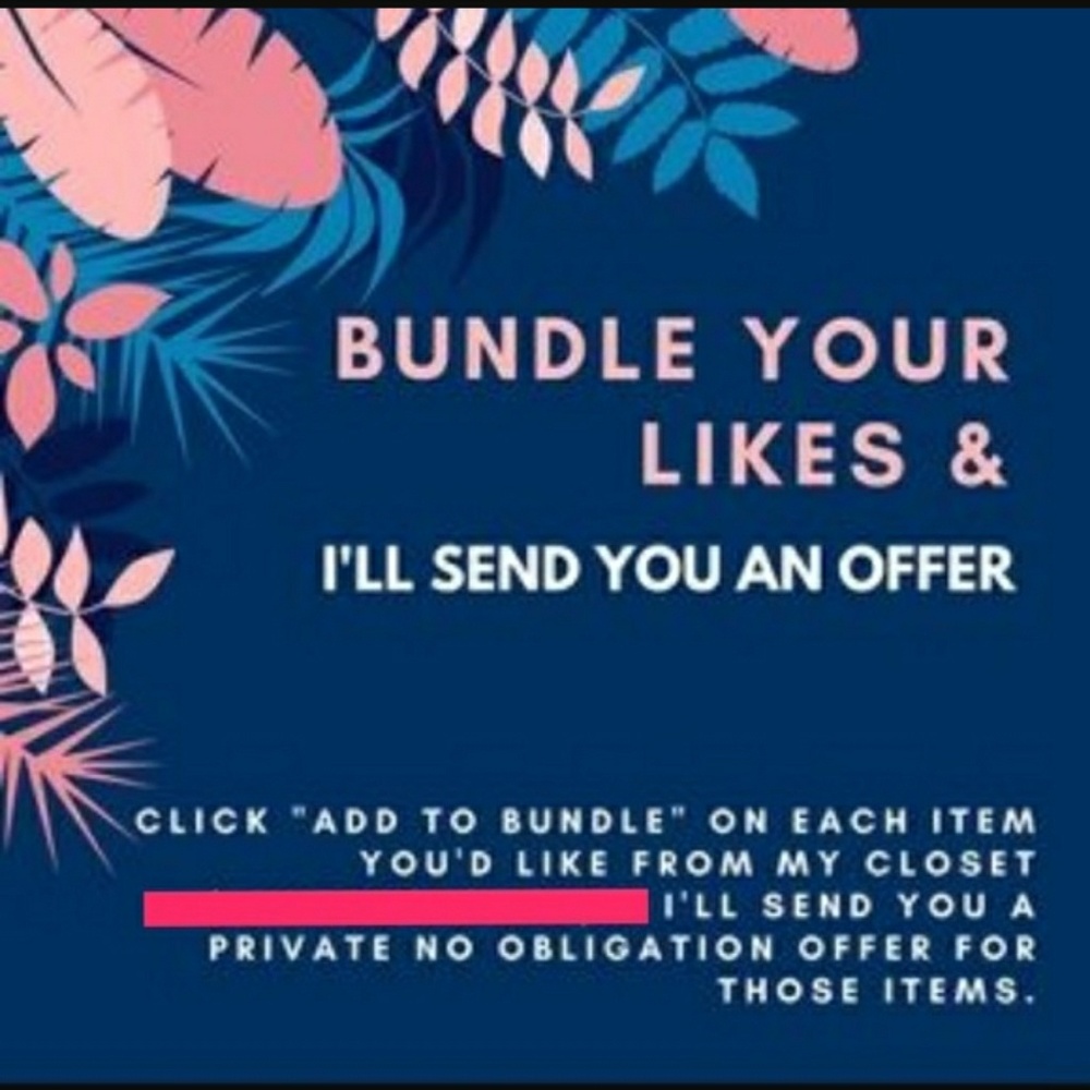 Bundle for private offer! Even one item!