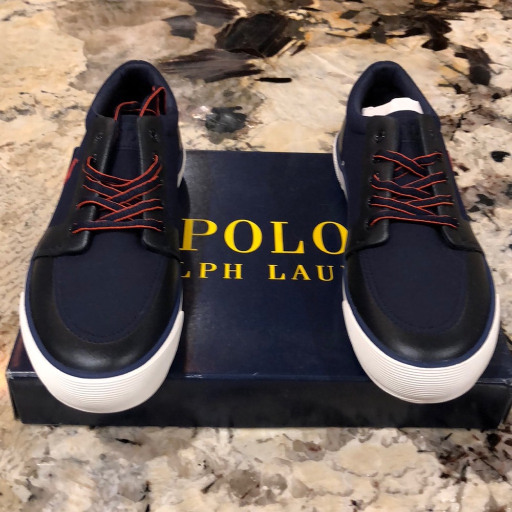 Polo Ralph Lauren dressy sneaker junior size.