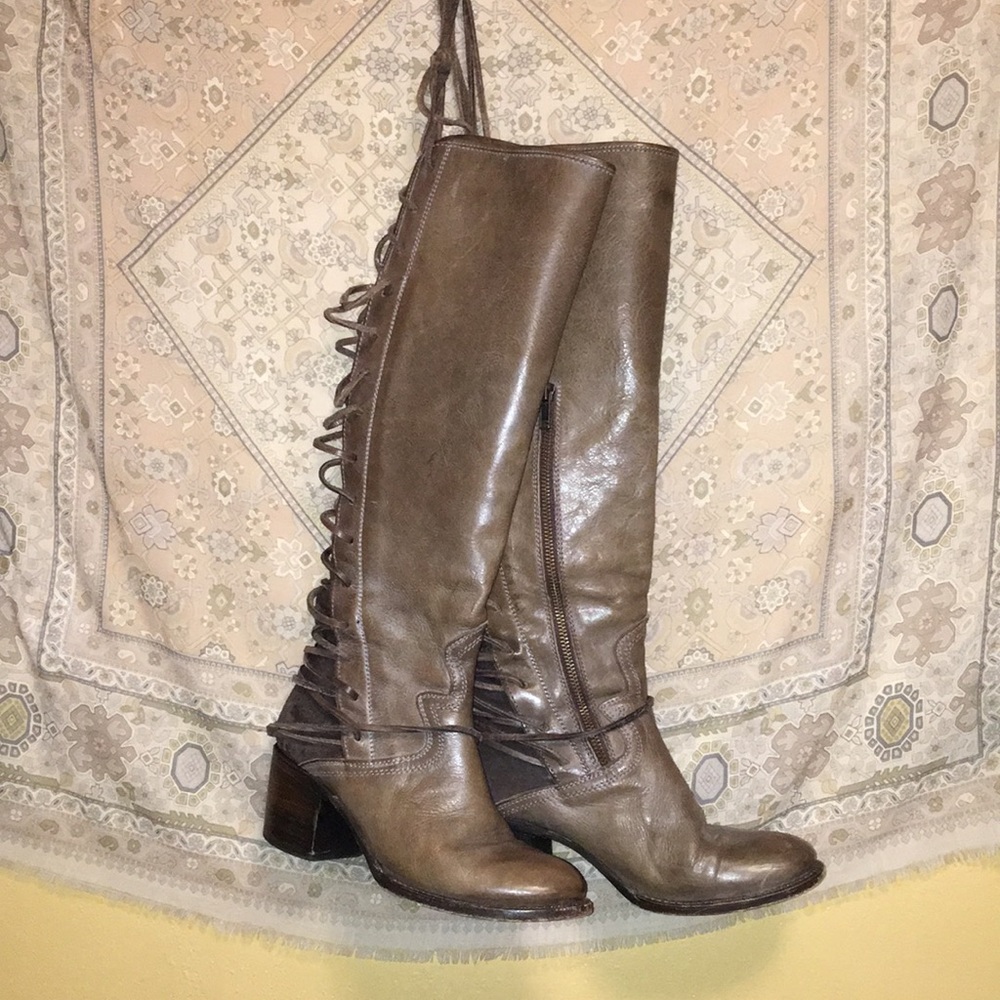 FREEBIRD Real Leather Riding Boots