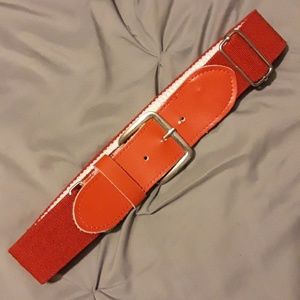 Red shorts belt