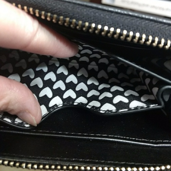 *** Black Studded Wristlet / Wallet - Picture 6 of 6