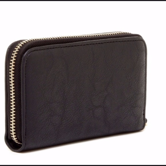 *** Black Studded Wristlet / Wallet - Picture 2 of 6