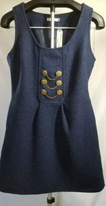 Blue Military Dress