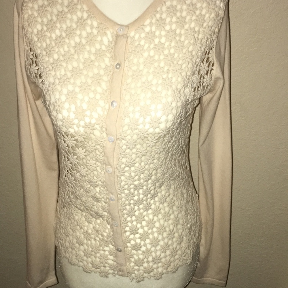 crochet front cardigan