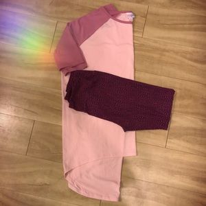LuLaRoe XS Irma and OS leggings