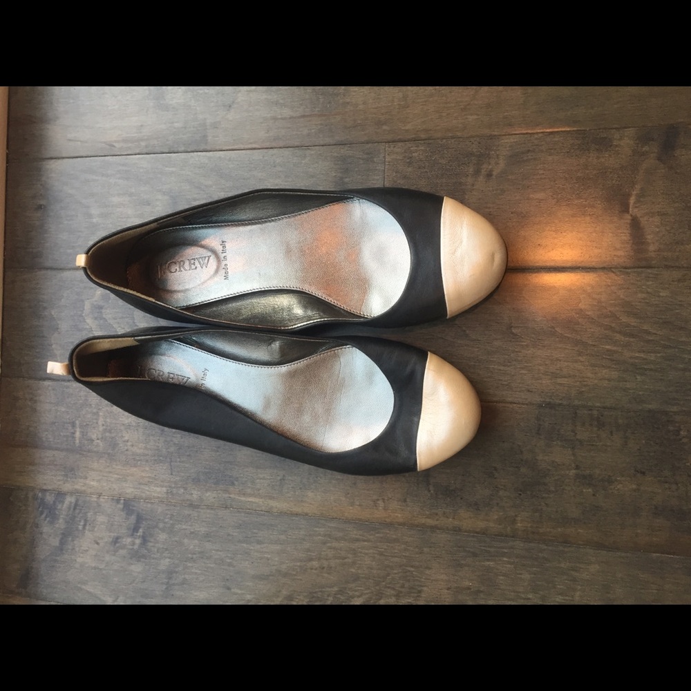 J Crew ballet flats in like new condition. Size 8