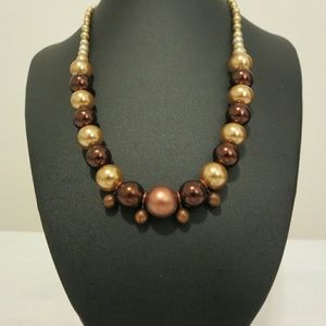 Bronze Gold Handmade Necklace