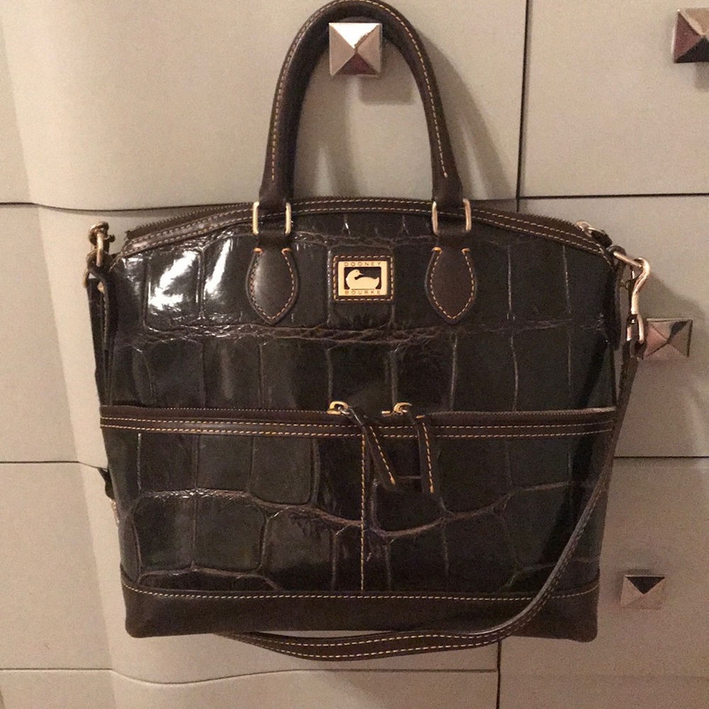 Dooney & Bourke Dark Brown Satchel