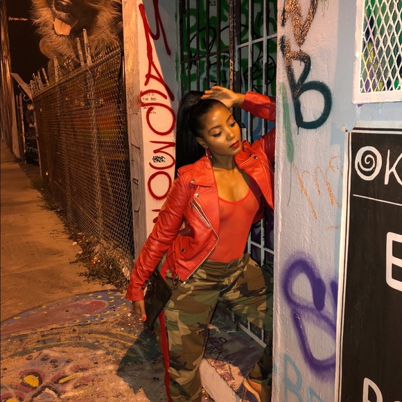 🌶🌶Chilli Pepper Red Leather Jacket🌶🌶🌶 - Picture 4 of 8