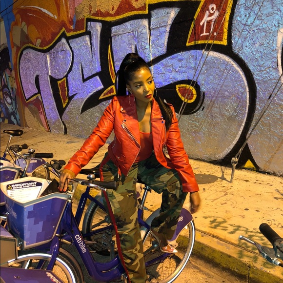 🌶🌶Chilli Pepper Red Leather Jacket🌶🌶🌶 - Picture 5 of 8