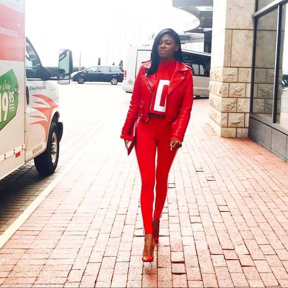 🌶🌶Chilli Pepper Red Leather Jacket🌶🌶🌶 - Picture 7 of 8