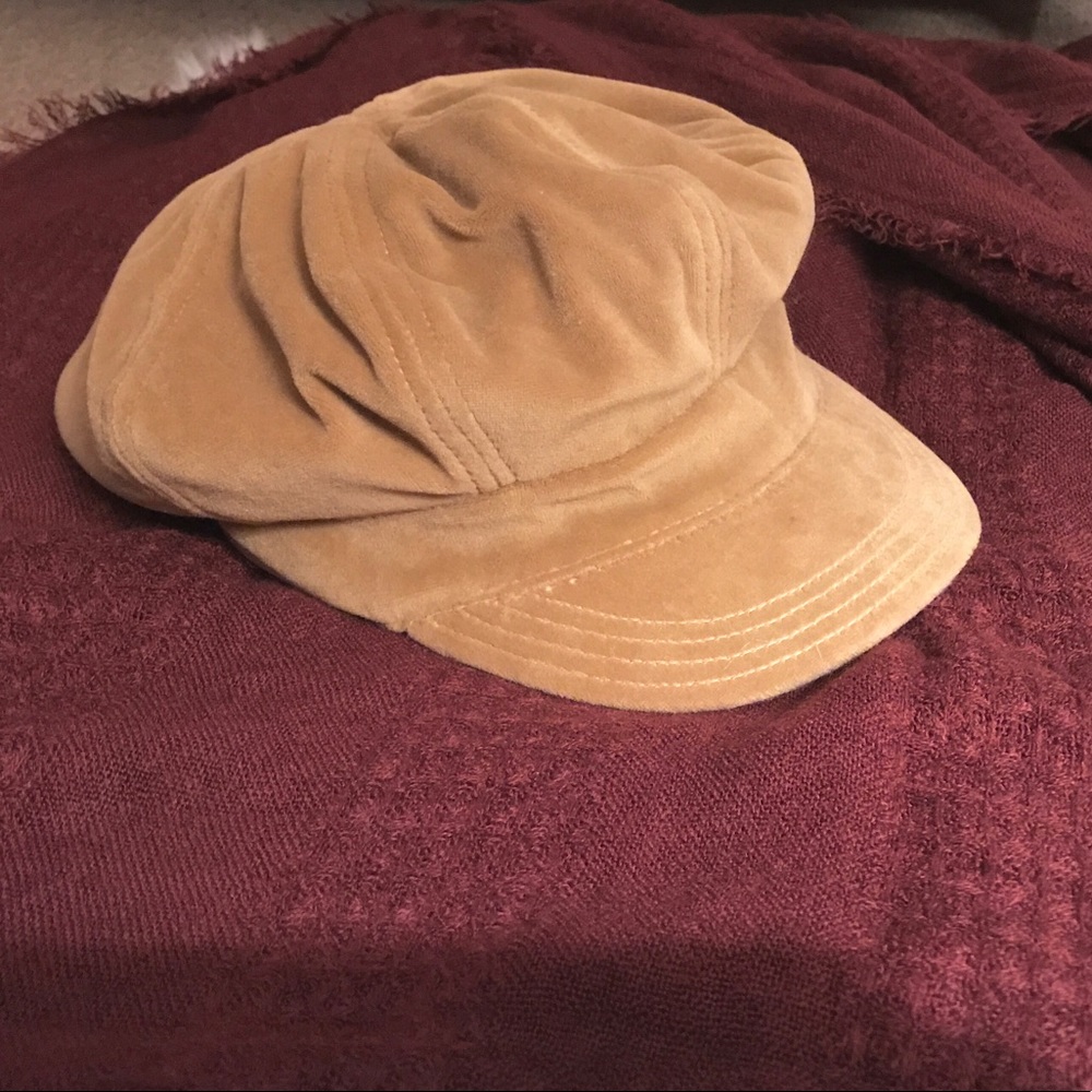 Vintage Velvet Newsboy Cap