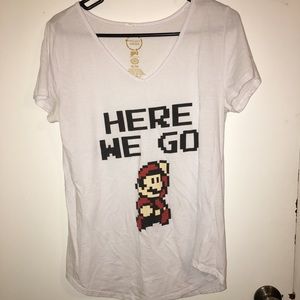 White Mario Shirt