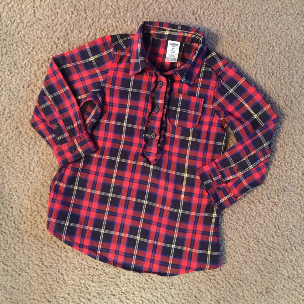 Osh Kosh Plaid Tunic