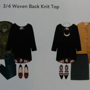 Le Lis Alante woven back top