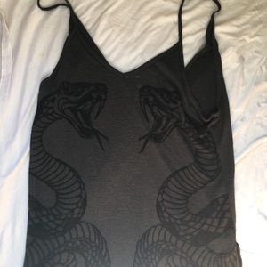 Tokyo Snake Print Tank Top