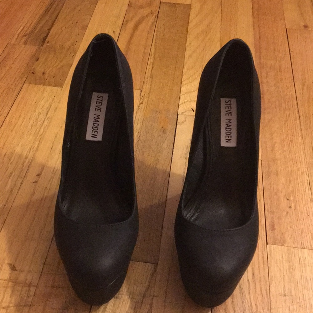 Steve Madden: Greedy black high heels
