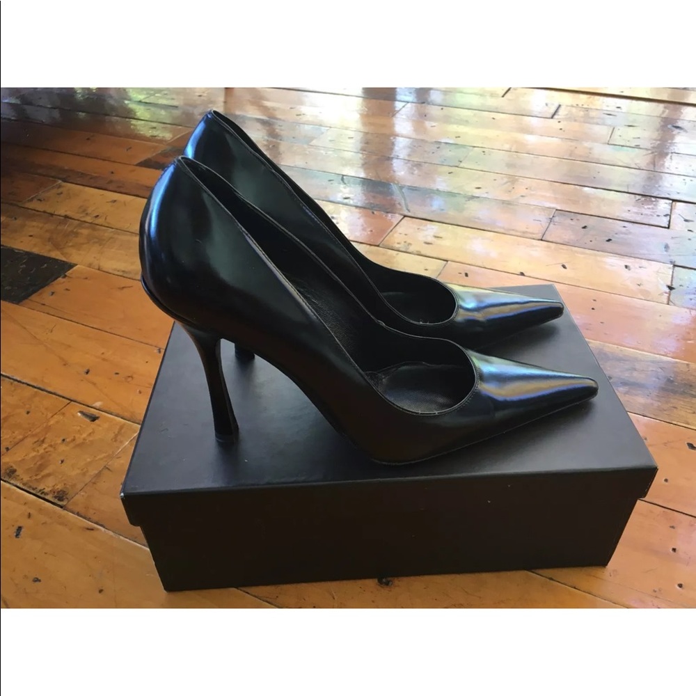 GUCCI Brighton Pointy Toe Stiletto Pumps Size 39C