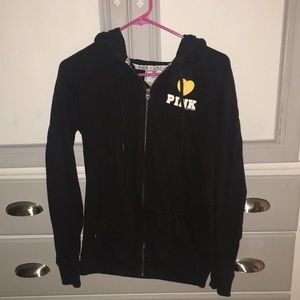PINK steelers zip up