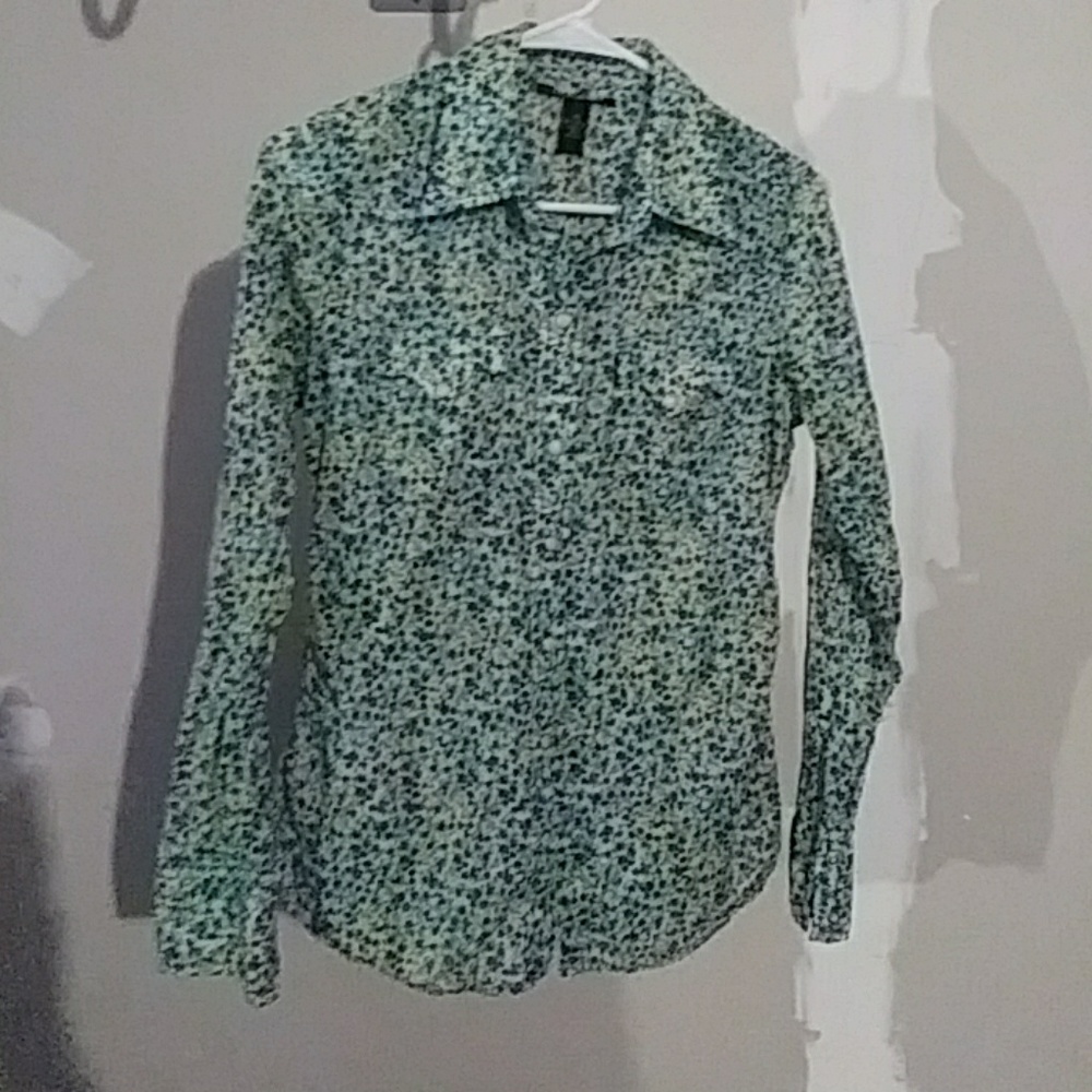 Lucky Brand snap down shirt