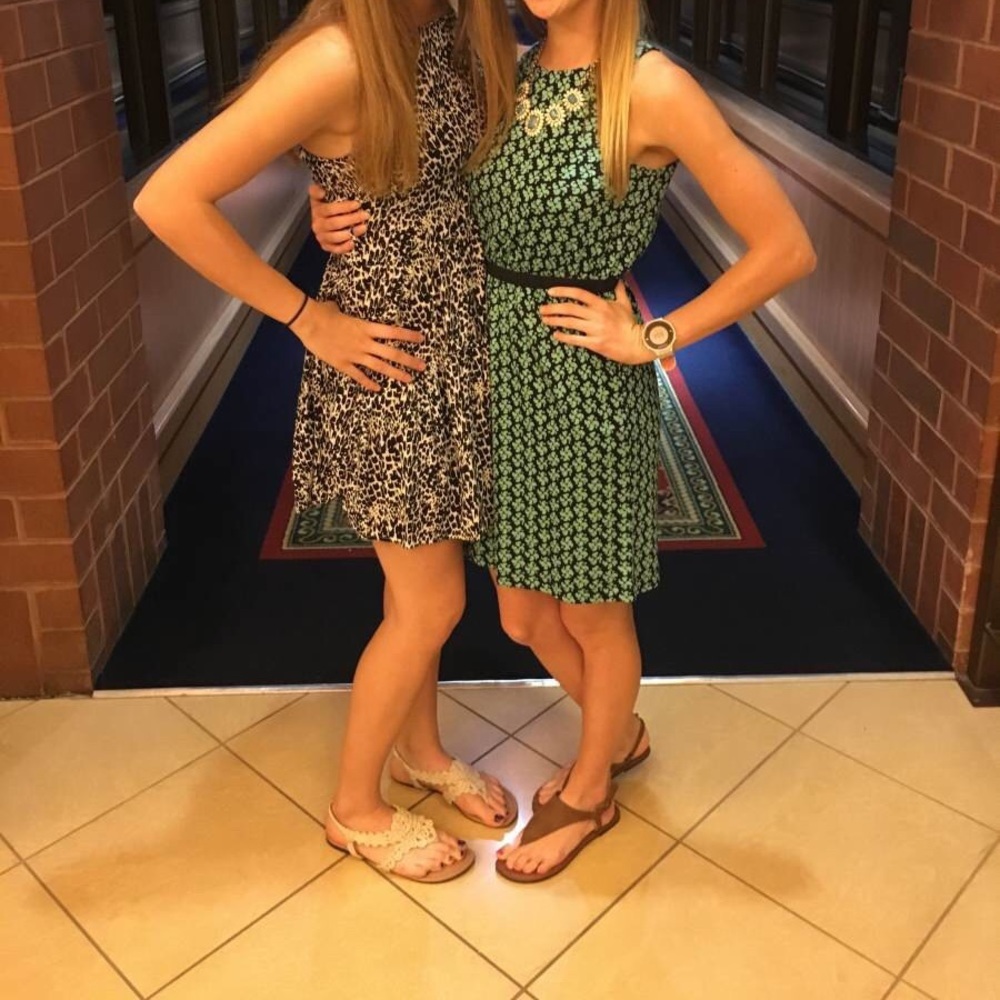Blue dress