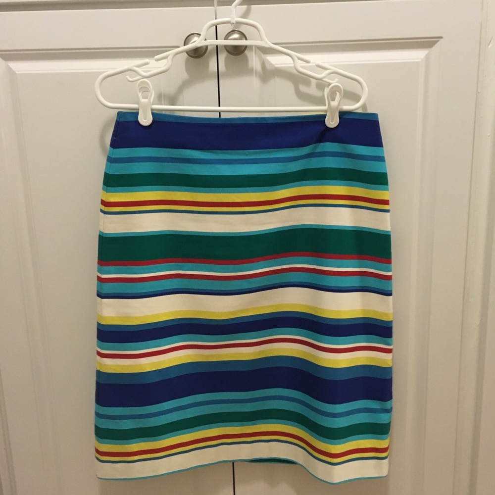 Talbots pencil skirt (striped!)