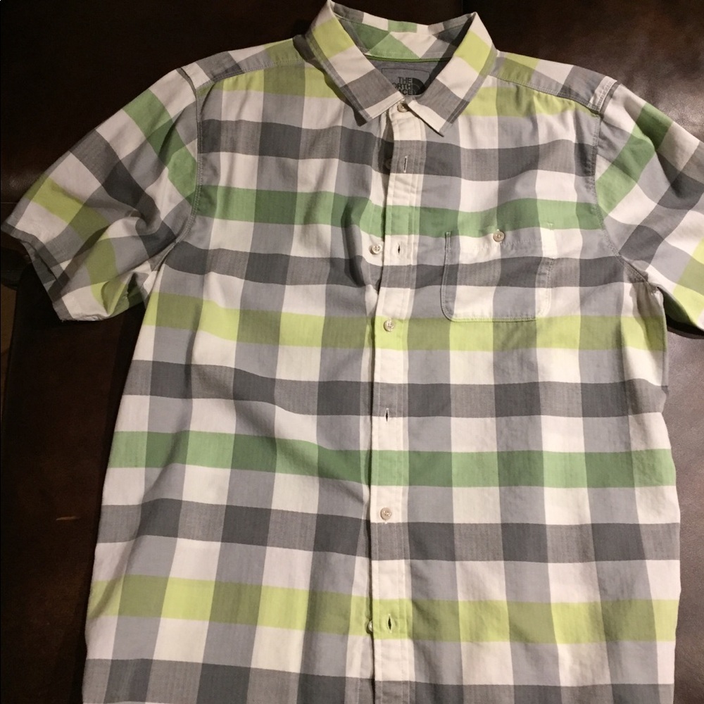 North Face men’s XL button up shirt