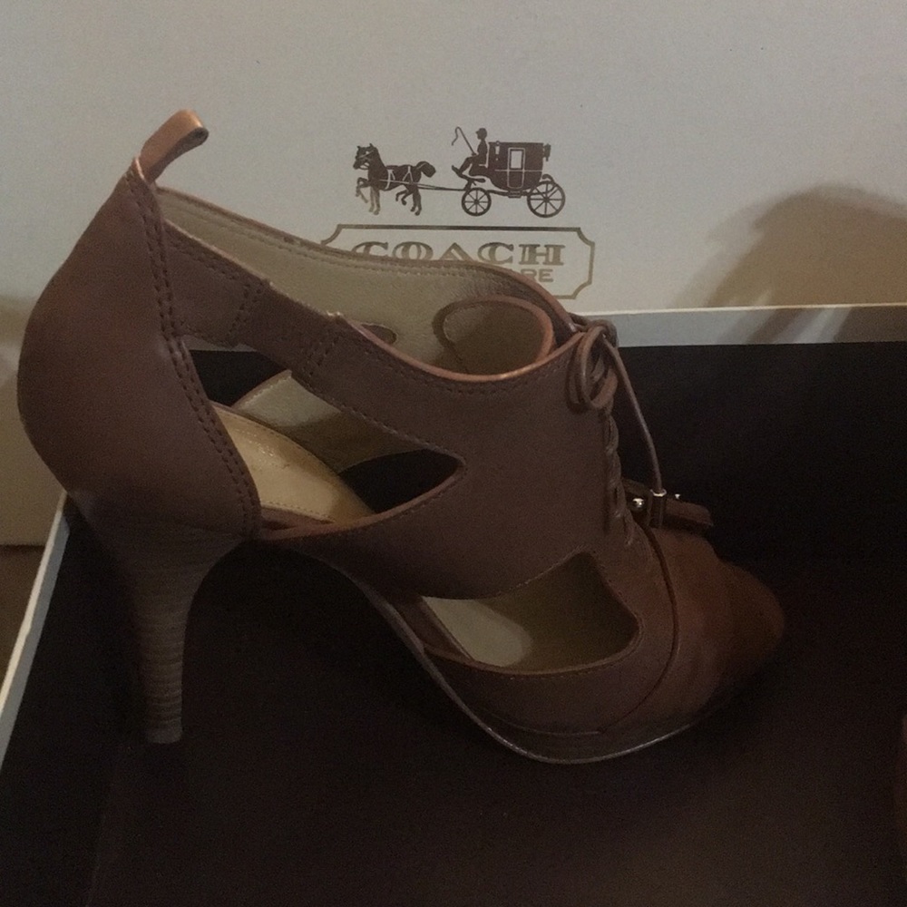 Coach peep toe heels - Picture 3 of 5