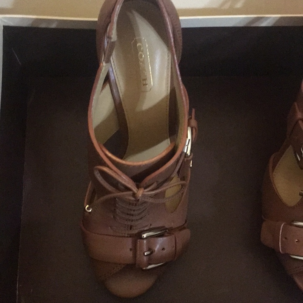 Coach peep toe heels - Picture 4 of 5