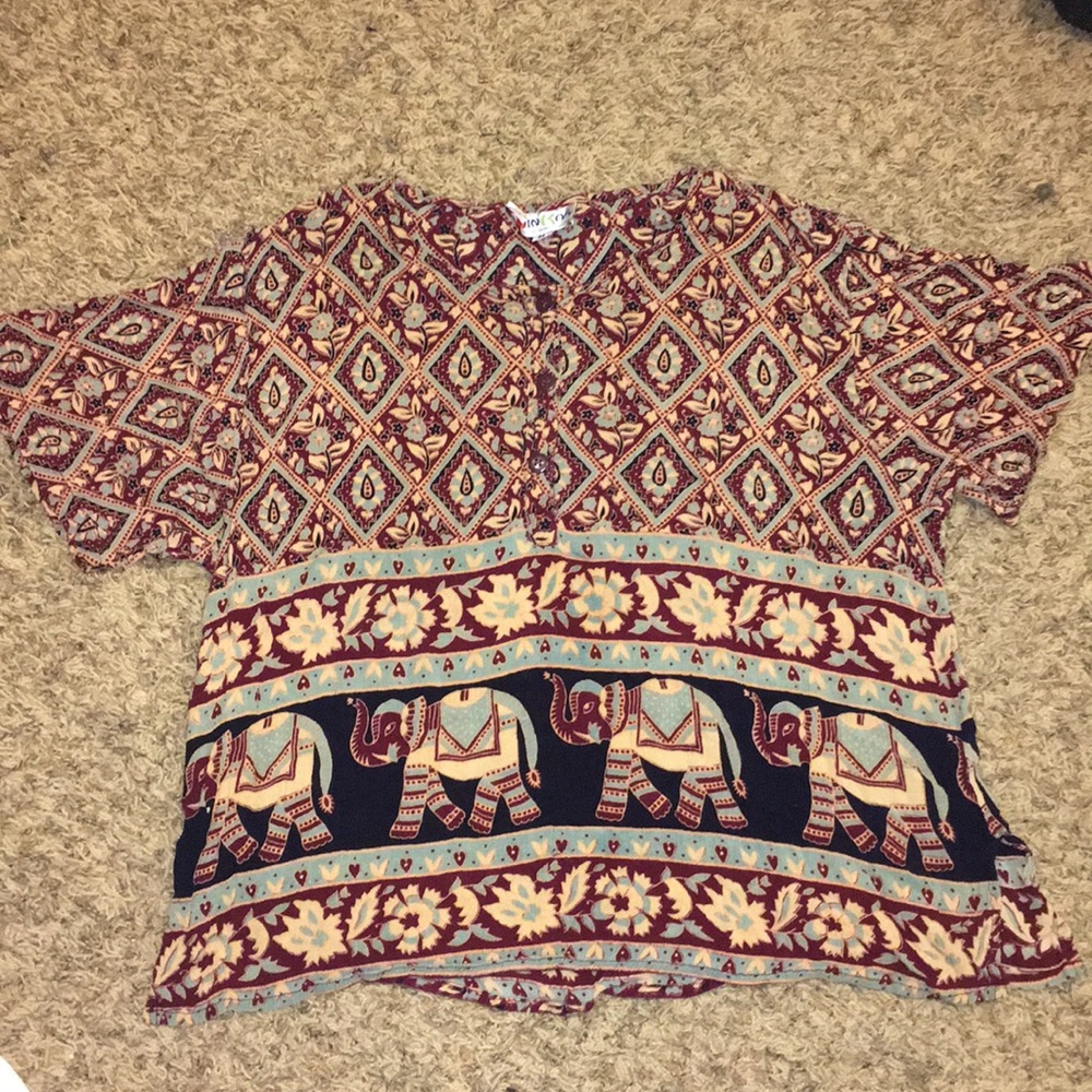 Vintage tribal blouse