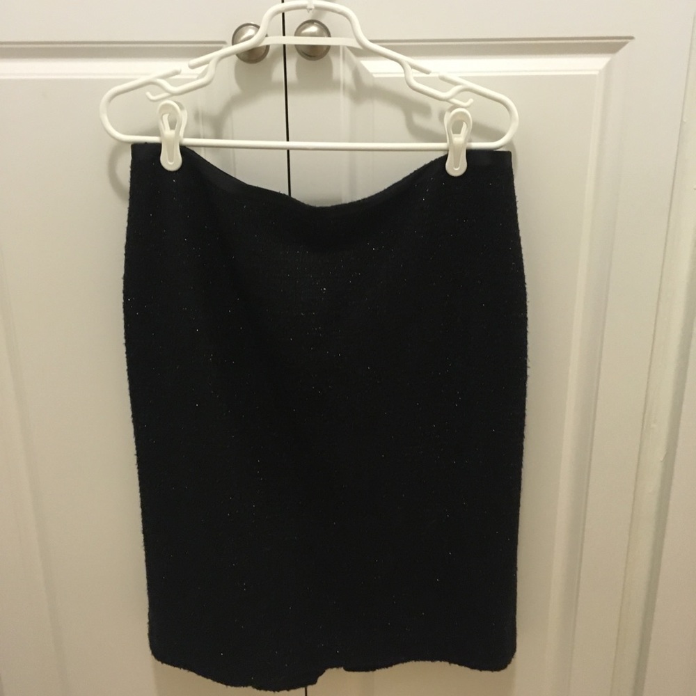 Talbots black pencil skirt with sparkles