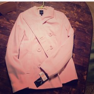 Pink Pea Coat Rampage NWT Size S