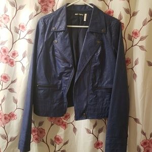 Faux leather jacket
