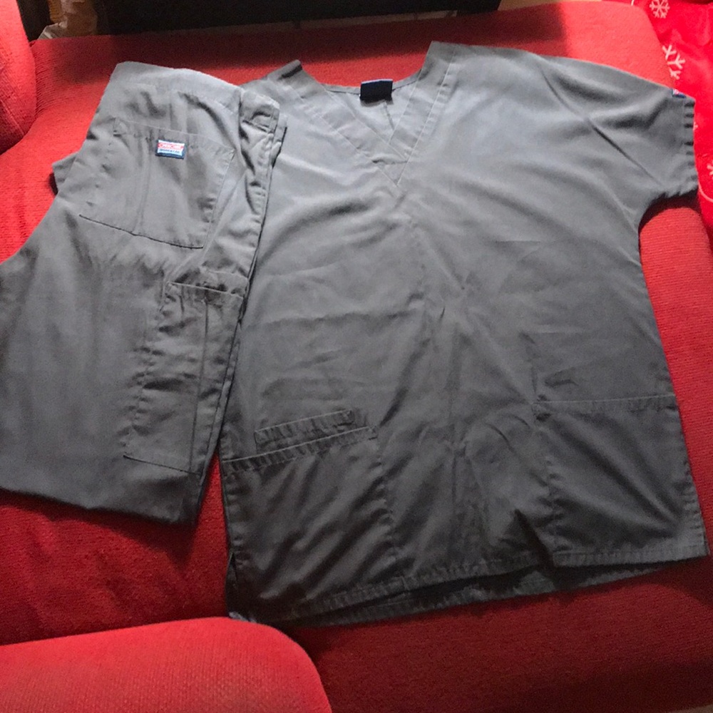 Grey Cherokee Workwear Scrub Set