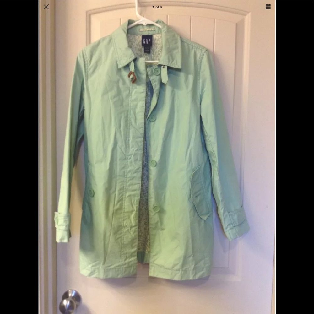Excellent GAP RAIN COAT TRENCHCOAT SIZE SMALL