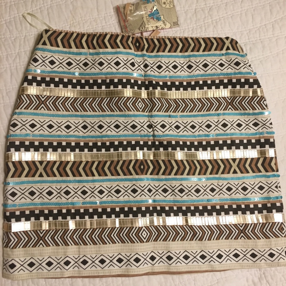Embellished Chelsea & Violet mini skirt
