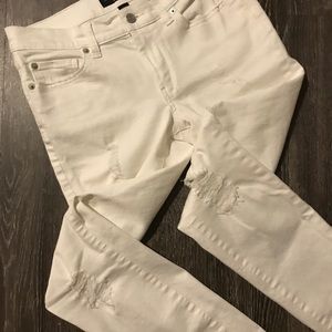 Banana Republic Distressed Skinny Jeans