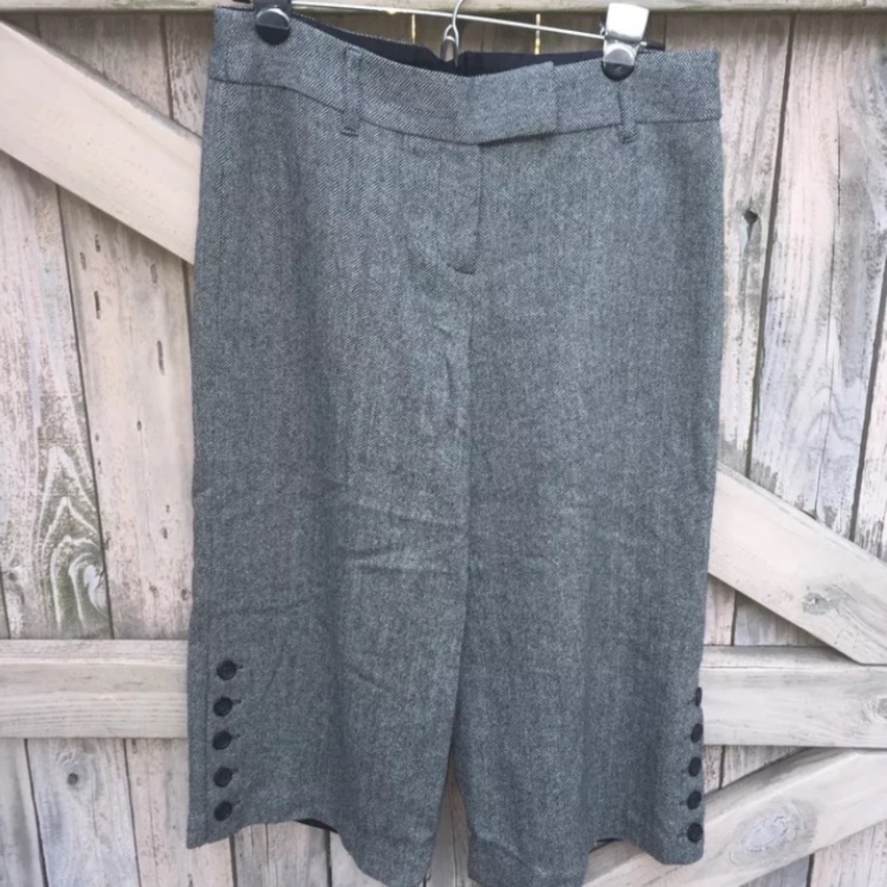 ANN TAYLOR LOFT WOMENS HERRINGBONE PANTS