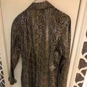 Snake skin jacket