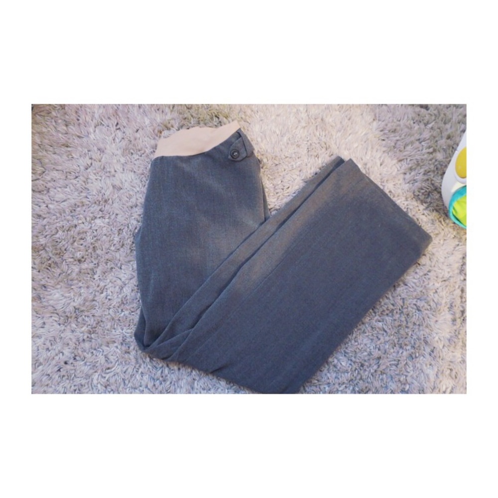Gray Maternity Slacks