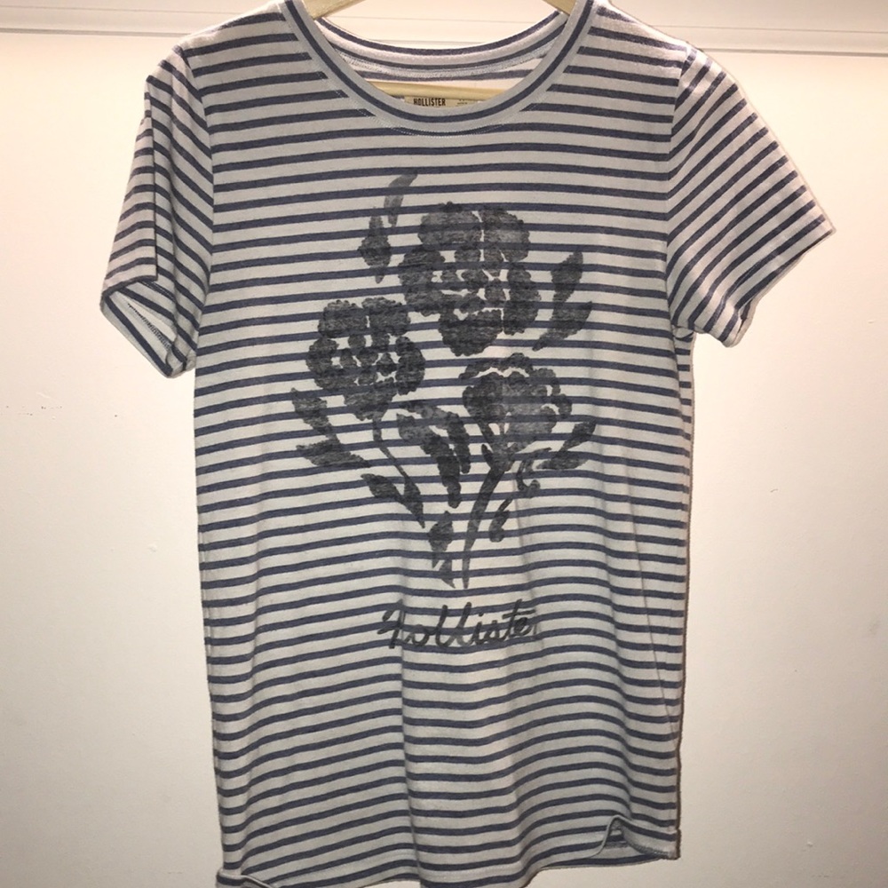striped floral t-shirt