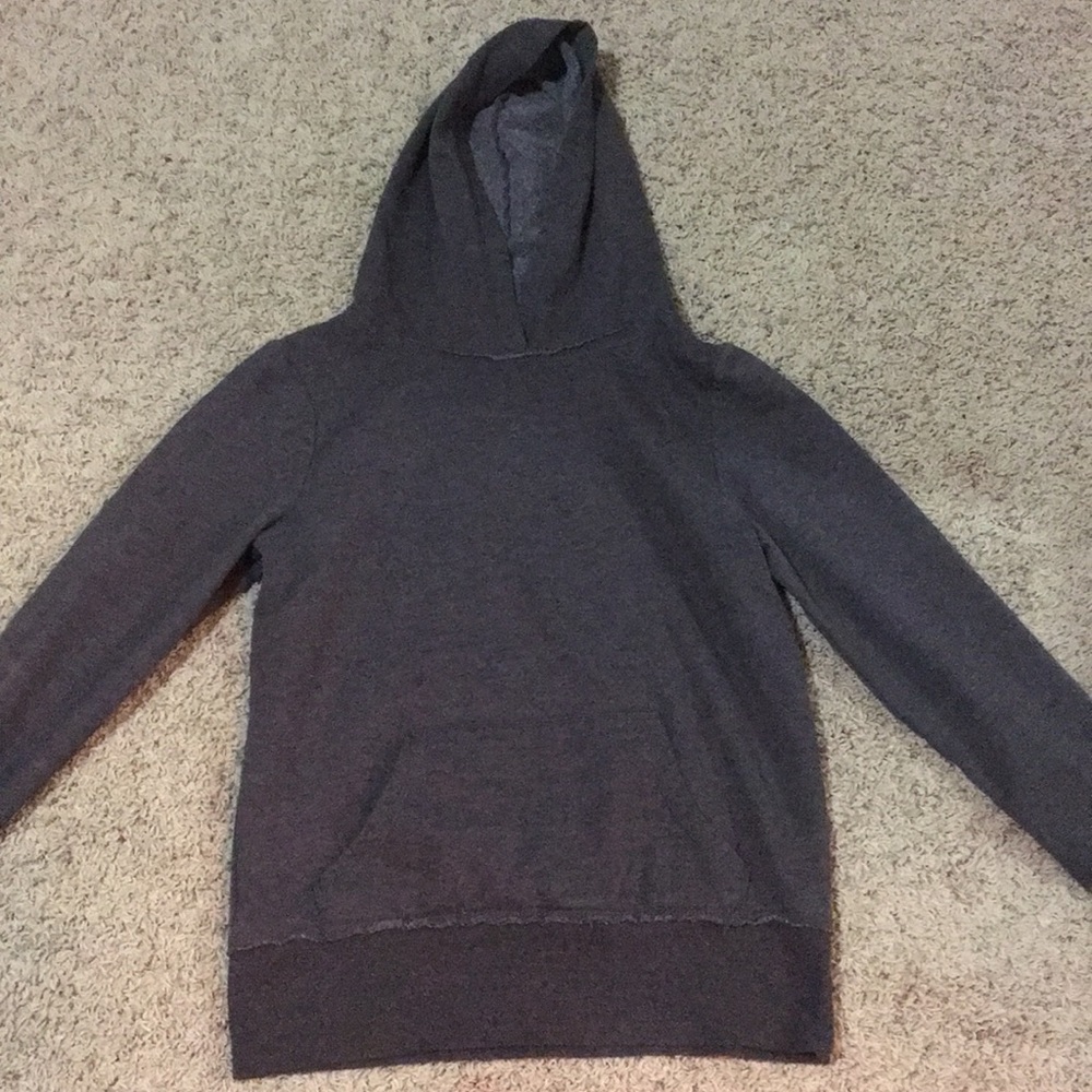 Plain gray hoodie