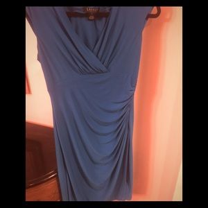 Ralph Lauren teal wrap dress