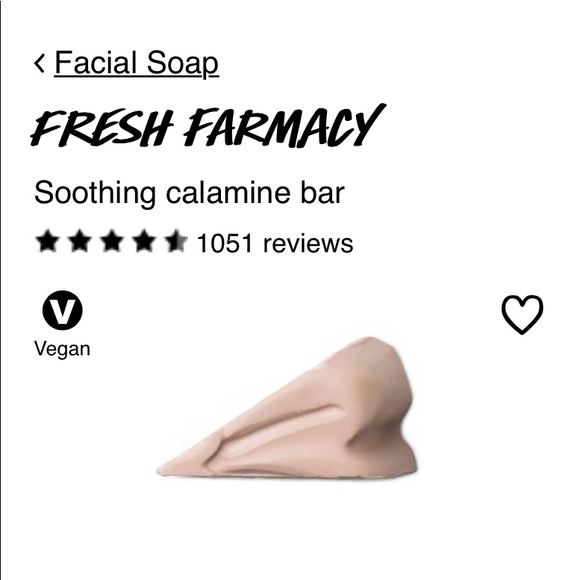 lush face soap