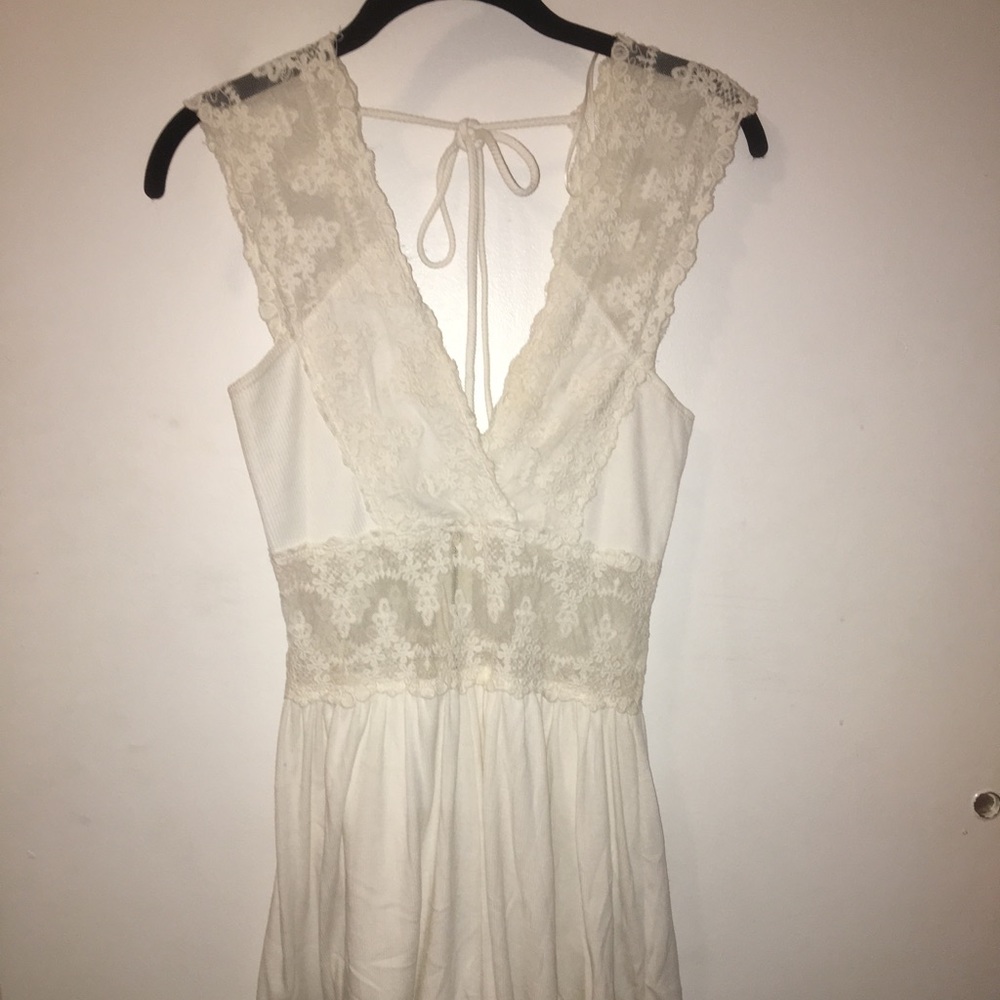 White Lace Romper
