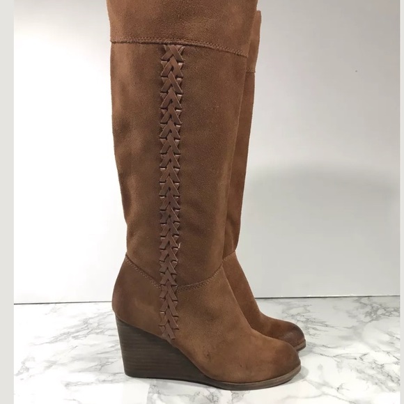 lucky brand boots knee high