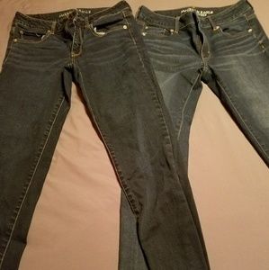Two pair American Eagle Jeans