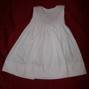 24m Girls Soft Pink Dress Feltman Bros